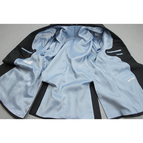 Charles Tyrwhitt Blazer Mens 44R Gray 100% Wool Classic Fit 2 Buttons - Picture 4 of 10